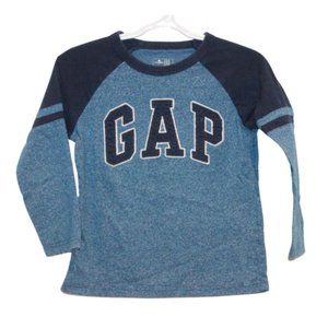 3/$20 🏷 Gap Blue Logo Long Sleeve Size 3